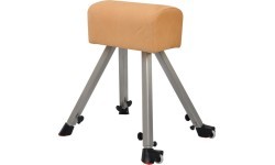 Gimnastikos ožys Coma-Sport GS-315, metalinės kojos, natūrali oda