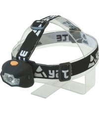 Headlamp Yate Panter 3 W Cree + 2 LED - Black