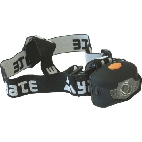 Žibintuvėlis ant galvos Yate Panter 3 W Cree + 2 LED, juodas