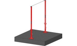 HIGH BAR WITHOUT CABLE WITH CASINGS OUTSIDE THE FLOOR - 1 person (*)