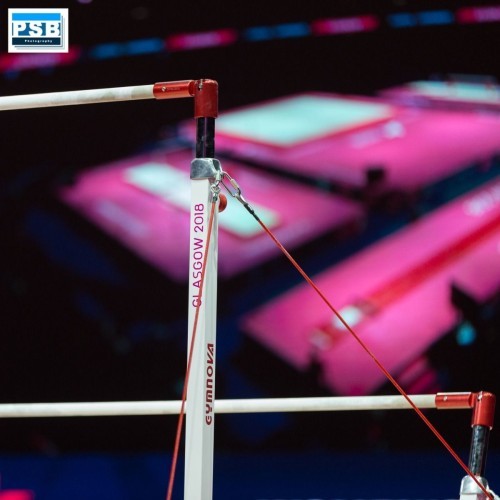 RIO COMPETITION ASYMMETRIC BARS - STANDARD CABLE - NATURAL FIBRE HAND-RAIL - FIG Approved