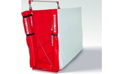 COMPACT ASYMMETRIC BARS - FOLDING FEET - WITH TRANSPORT TROLLEYS AND FOLDING MAT