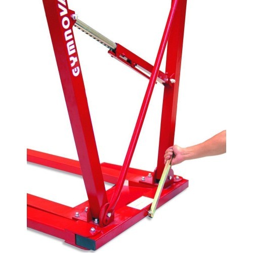 COMPACT ASYMMETRIC BARS - FOLDING FEET - WITH TRANSPORT TROLLEYS AND FOLDING MAT