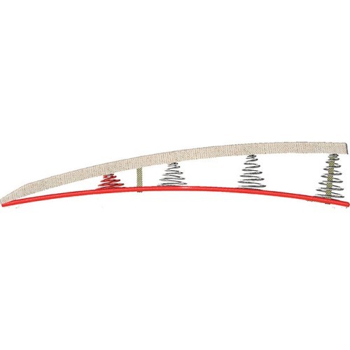 COMPETITION SPRINGBOARD NOVA'JUMP HARD - 23 cm