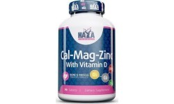 Haya Labs Calcium Magnesium & Zinc with Vitamin D 90 таб. (кальций, магний, цинк, витамин D)