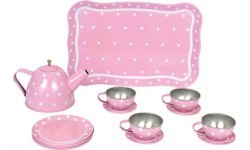 Tin Tea Set with Case JaBaDaBaDo - Pink