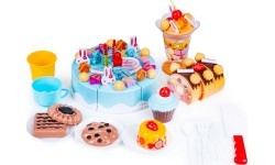 Birthday Party Cake Cutting Set, 75 Pcs.