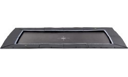EXIT Dynamic ground level sports trampoline 305x519cm - black