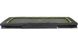 EXIT Silhouette ground sports trampoline 244x366cm - black