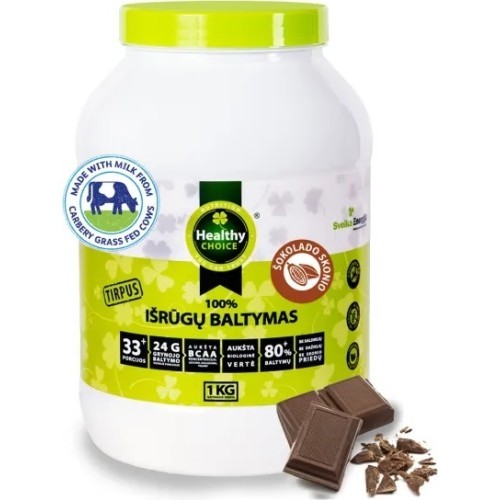 Whey Protein Healthy Choice, Chocolate Flavour, 1kg