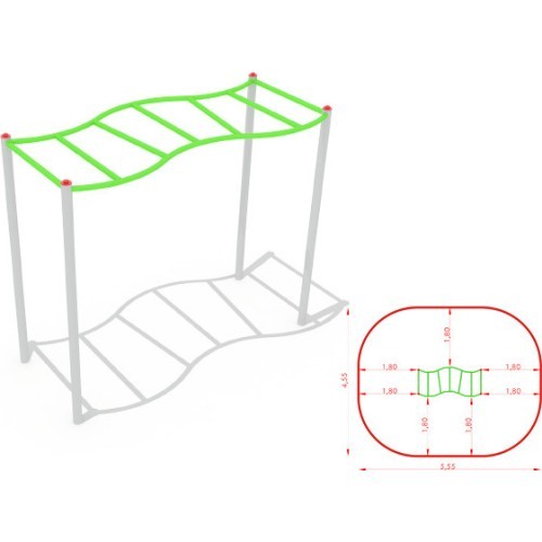 Metal Climbing Ladder Model A CM-0007