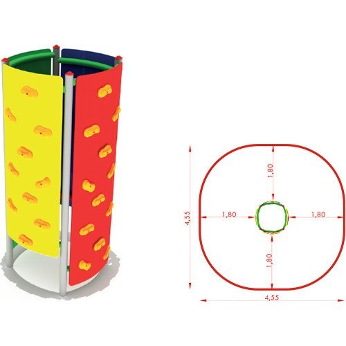 Metal Climbing Set Model CM-0014x4