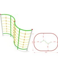 Metal Climbing Wall Model CM-0015x4