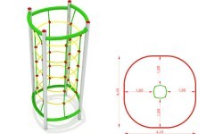 Metal Climbing Wall Model CM-0015x4