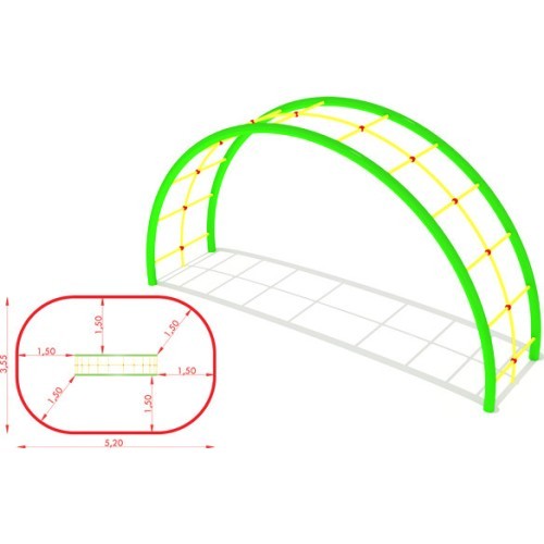 Metal Climbing Ladder Model CM-0012x2