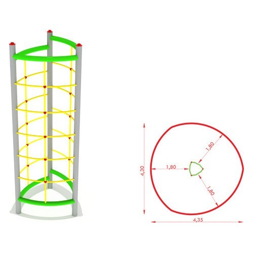 Metal Climbing Set Model CM-0015x3