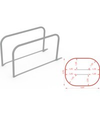 Metal Parallel Bars CM-0027