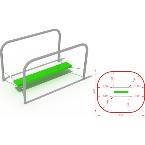 Metal Parallel Bars CM-0027/1