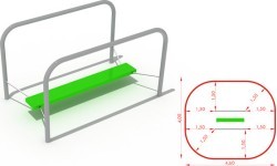 Metal Parallel Bars CM-0027/1