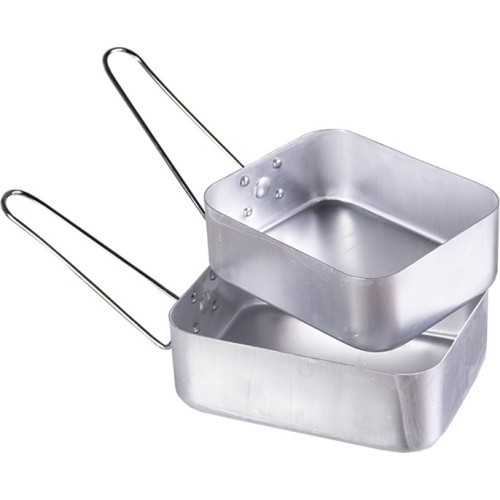 BRITSH 2-PC. ALUMINUM ANODIZED MESS KIT