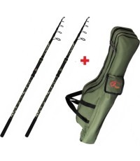 Karpinių meškerių ir dėklo komplektas Zfish Combo Kingstone, 2 vnt., 3,60 m, 60–100 g