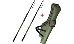 Carp Rods and Case Set Zfish Combo Kingstone, 2pcs, 3.60m, 60-100g