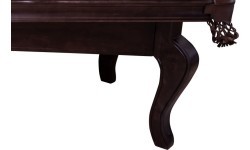 Billiard Table, Pool, Salem, 8 ft., walnut, Club Cloth yellow green