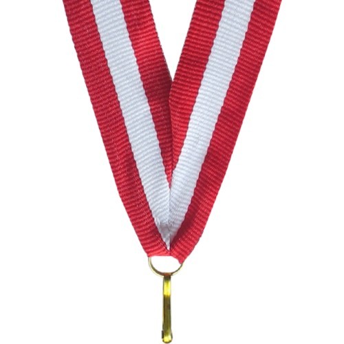 Medal Ribbon V2 Red/White/Red 2cm