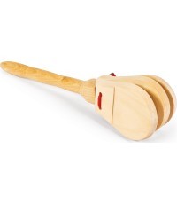 Castanets with a handle