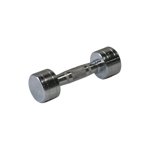 Steel chrome dumbbell Bauer Fitness 3 kg AC-1513