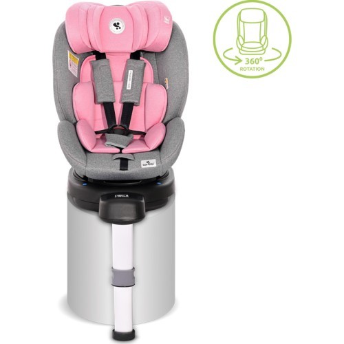 Автокресло Lorelli Proxima, 0-18 кг, розовый и серый