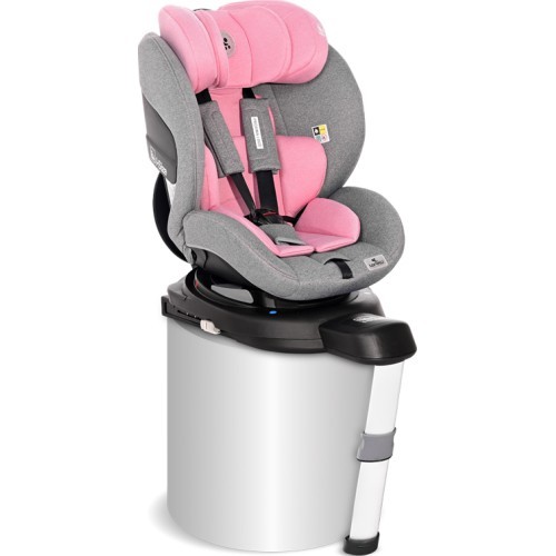 Automobilinė kėdutė Lorelli Proxima, 0-18 kg, rožinė ir pilka