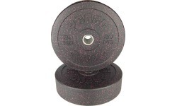 Guma dengtas svorio diskas Eco Bumper Plate Queen Proud, 20 kg