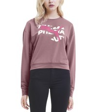 Puma Modern Sports Crew Froglove Women's Sweatshirt Dark Pink 583539 16
