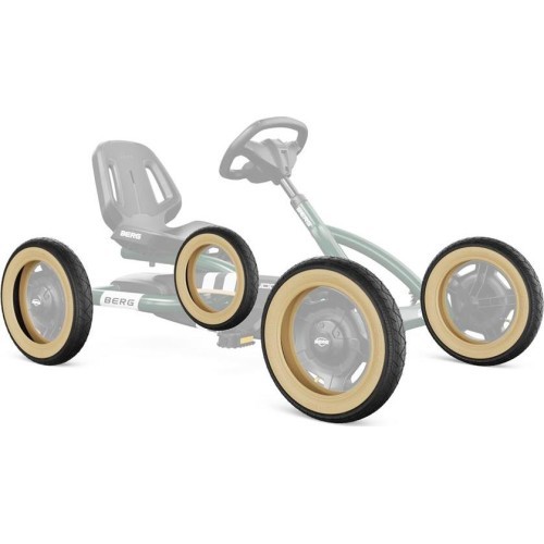 Шина 12.5x2.25-8 slick чёрно-бежевая