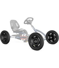 Wheel black 12.5x2.25-8 slick