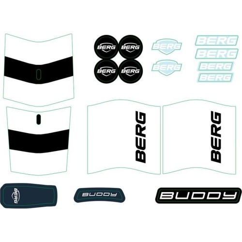 Buddy 2.0 - Sticker set Classic Blue