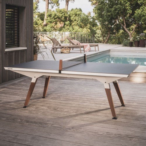 Play-Style Origin Medium Outdoor Table - White - Fabric Net (included)