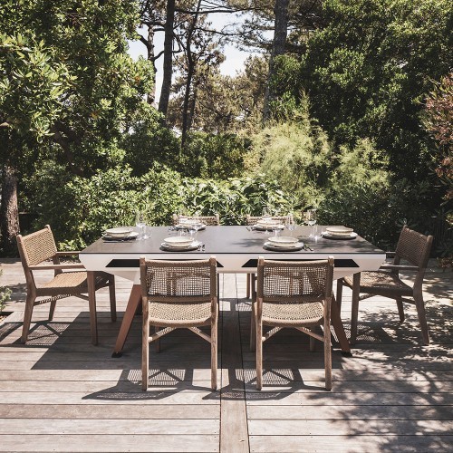 Столешницы Origin Outdoor, белая рама, дерево, белый