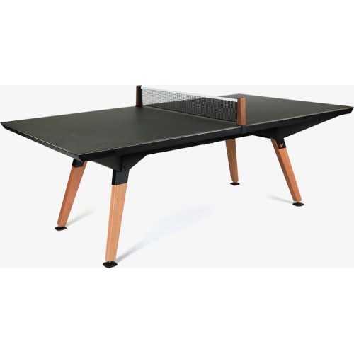 Stalo teniso tinklo komplektas Medium Play-Style, medis/tekstilė