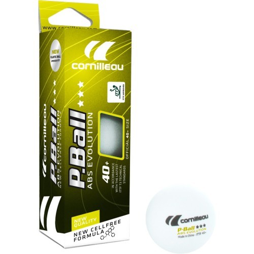 Cornilleau P-Ball ABS Evolution 3*** White x3