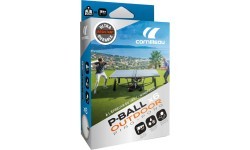 Мячи для настольного тенниса Cornilleau P-Ball Outdoor, белые, 6 шт.