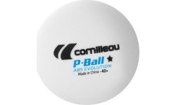 Stalo teniso kamuoliukai Cornilleau P-Ball 1* balti, 6 vnt.