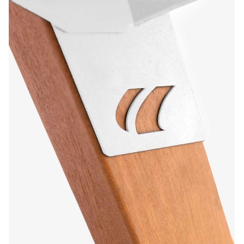 Lauko stalo teniso stalas Play-Style Origin, baltas