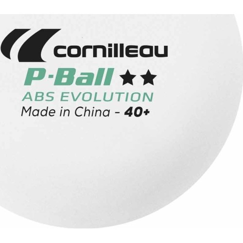 Cornilleau P-Ball 2* белые мячи для настольного тенниса x6