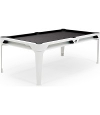 Hyphen Outdoor Pool table White Frame / Dark Grey Cloth - Dark Grey - No top