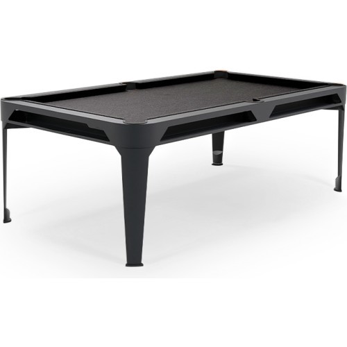 Hyphen Outdoor Pool table Black Frame / Dark Grey Cloth - Dark Grey - No top
