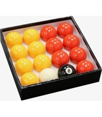 English Red & Yellow Pool Balls
