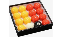 English Red & Yellow Pool Balls