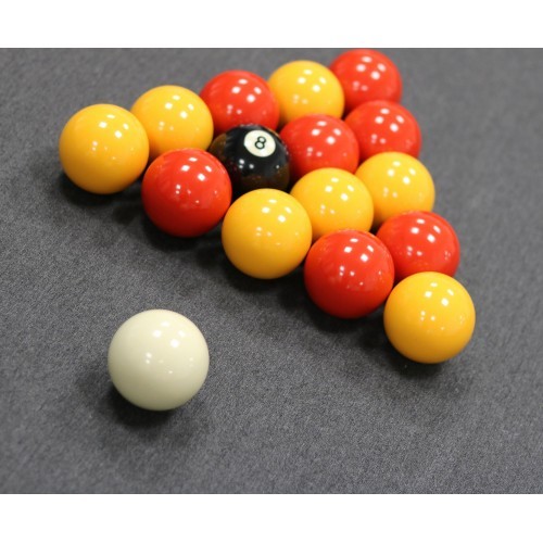 English Red & Yellow Pool Balls